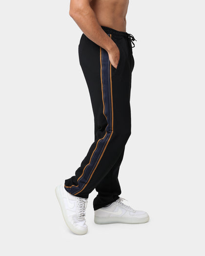 Fred Perry Striped Tape Track Pants Black