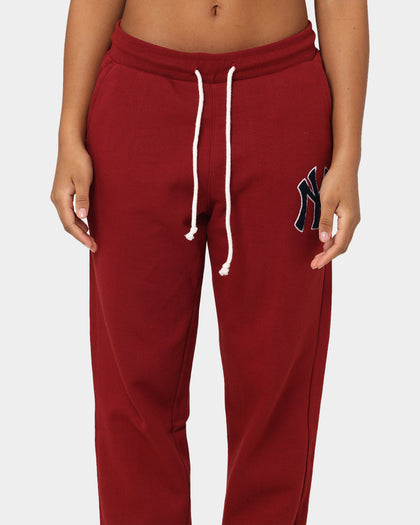 Majestic Athletic Women's New York Yankees Heritage Trackpants Dark Blood