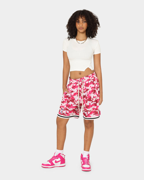 Goat Crew Camo Shorts Pink