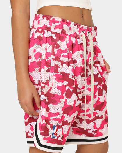 Goat Crew Camo Shorts Pink