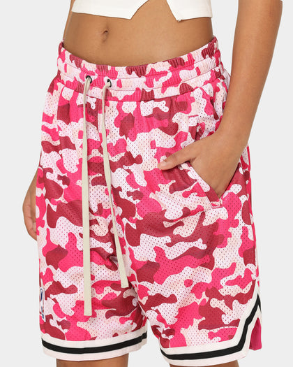 Goat Crew Camo Shorts Pink