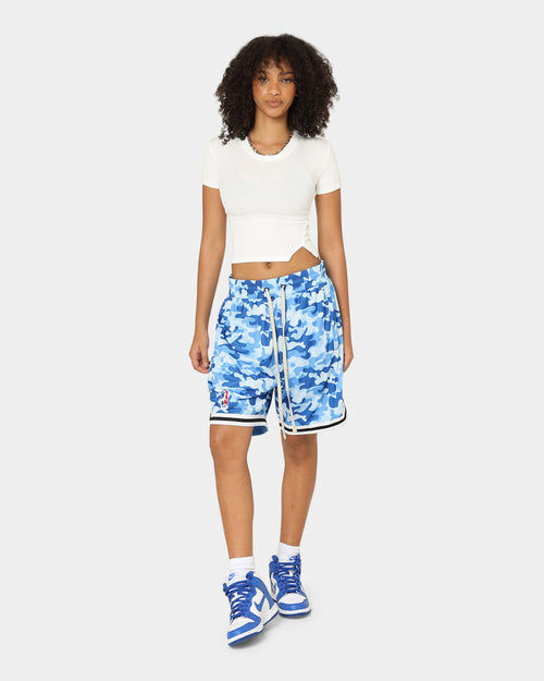 Goat Crew Camo Shorts Blue