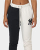 Majestic Athletic Women's New York Yankees Madi Duo Track Pants White Marle/Black