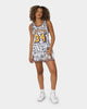 Mitchell & Ness Women's Los Angeles Lakers Doodle Shorts Black/White