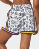 Mitchell & Ness Women's Los Angeles Lakers Doodle Shorts Black/White