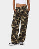 X-Girl Women's Easy Straight Pant Camo