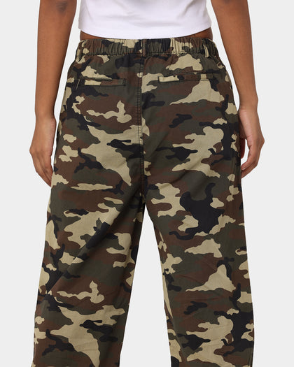 X-Girl Women's Easy Straight Pant Camo