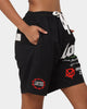 Loiter Void Multi Logo Walk Shorts Black