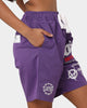 Loiter Void Multi Logo Walk Shorts Purple