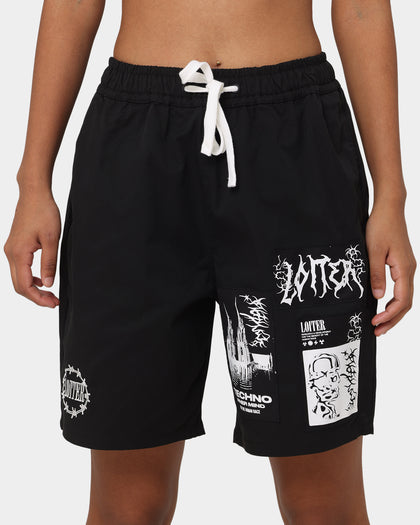 Loiter Nightcrawler Walk Shorts Black