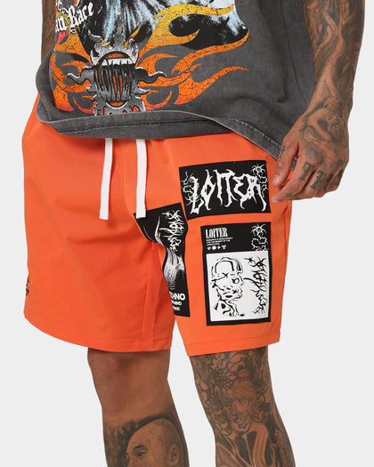 Loiter Nightcrawler Walk Shorts Orange