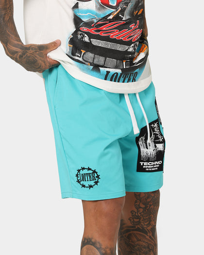 Loiter Nightcrawler Walk Shorts Turquoise