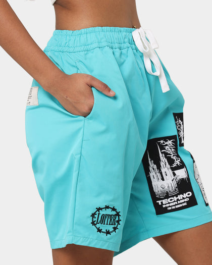 Loiter Nightcrawler Walk Shorts Turquoise