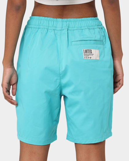 Loiter Nightcrawler Walk Shorts Turquoise