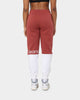 Calvin Klein Women's Colour Blocking Cuff Jogger Pants Terracotta Tile