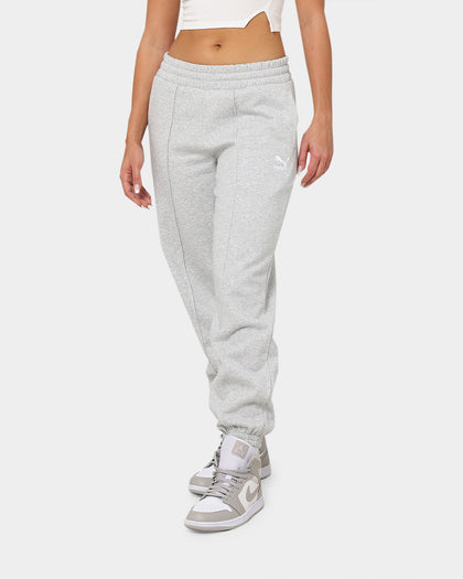 Puma Women's Classic Fleece Sweatpants Grey Heather