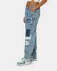 Loiter Utopia Patchwork Jeans Washed Blue