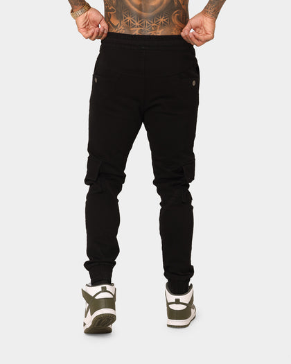 Saint Morta Syndicate Cargo Jogger Black/Black