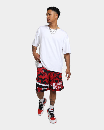 Mitchell & Ness Chicago Bulls Jumbotron 2.0 Sublimated Shorts Red