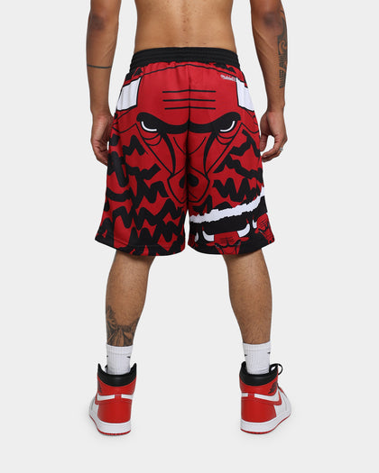 Mitchell & Ness Chicago Bulls Jumbotron 2.0 Sublimated Shorts Red