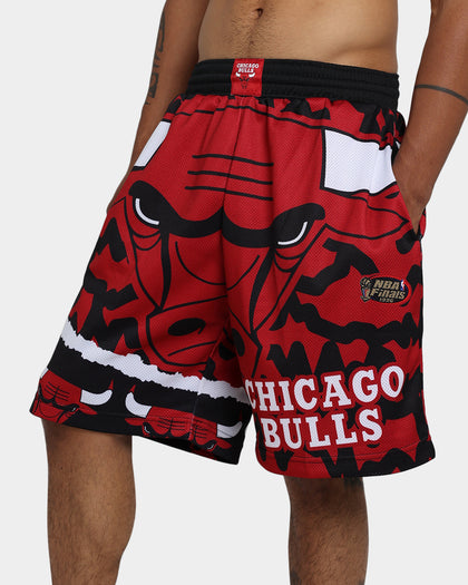 Mitchell & Ness Chicago Bulls Jumbotron 2.0 Sublimated Shorts Red