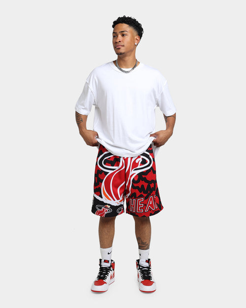 Mitchell & Ness Miami Heat Jumbotron 2.0 Sublimated Shorts Red