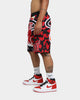 Mitchell & Ness Miami Heat Jumbotron 2.0 Sublimated Shorts Red