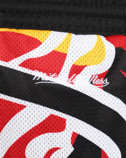 Mitchell & Ness Miami Heat Jumbotron 2.0 Sublimated Shorts Red