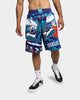 Mitchell & Ness Charlotte Hornets Jumbotron 2.0 Sublimated Shorts Teal