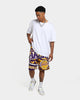 Mitchell & Ness Los Angeles Lakers Jumbotron 2.0 Sublimated Shorts Gold