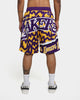 Mitchell & Ness Los Angeles Lakers Jumbotron 2.0 Sublimated Shorts Gold