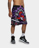 Mitchell & Ness Toronto Raptors Jumbotron 2.0 Sublimated Shorts Purple