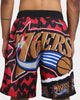 Mitchell & Ness Philadelphia 76ers Jumbotron 2.0 Sublimated Shorts Red