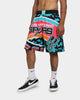 Mitchell & Ness San Antonio Spurs Jumbotron 2.0 Sublimated Shorts Teal