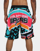 Mitchell & Ness San Antonio Spurs Jumbotron 2.0 Sublimated Shorts Teal