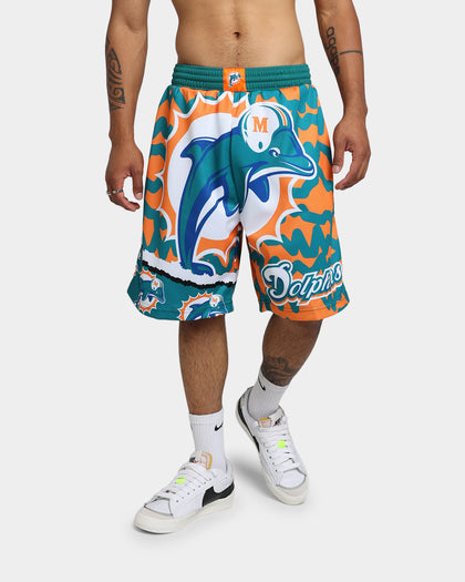 Mitchell & Ness Miami Dolphins Jumbotron 2.0 Sublimated Shorts Orange