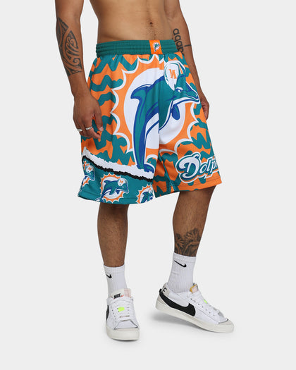 Mitchell & Ness Miami Dolphins Jumbotron 2.0 Sublimated Shorts Orange