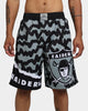 Mitchell & Ness Las Vegas Raiders Jumbotron 2.0 Sublimated Shorts Silver