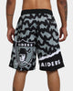 Mitchell & Ness Las Vegas Raiders Jumbotron 2.0 Sublimated Shorts Silver