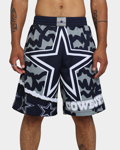 Mitchell & Ness Dallas Cowboys Jumbotron 2.0 Sublimated Shorts Grey