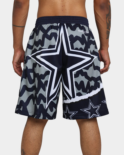 Mitchell & Ness Dallas Cowboys Jumbotron 2.0 Sublimated Shorts Grey