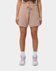 Karl Kani Women's Small Signature Shorts Taupe