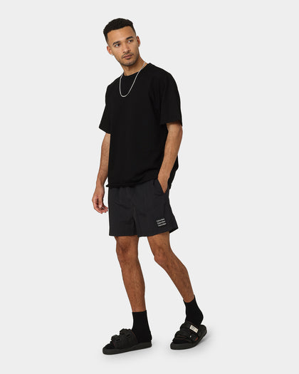 Calvin Klein Medium Drawstring Shorts New Basil Pvh Black