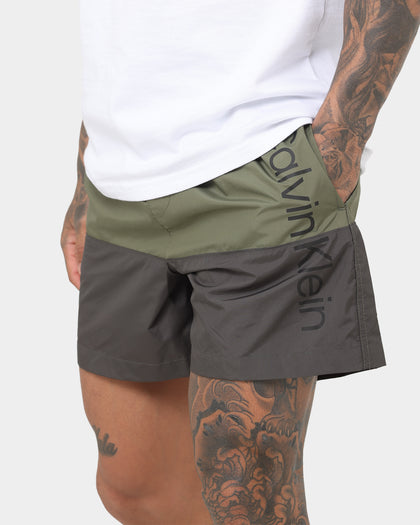 Calvin Klein Medium Drawstring Shorts New Basil