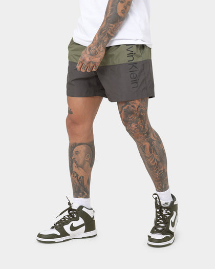 Calvin Klein Medium Drawstring Shorts New Basil