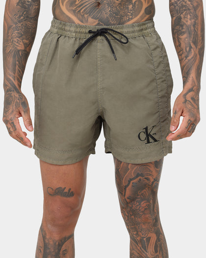 Calvin Klein Medium Drawstring Shorts New Basil