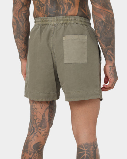 Calvin Klein Medium Drawstring Shorts New Basil