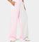 Adidas Women's Wide Leg Sweat Pants Clear Pink