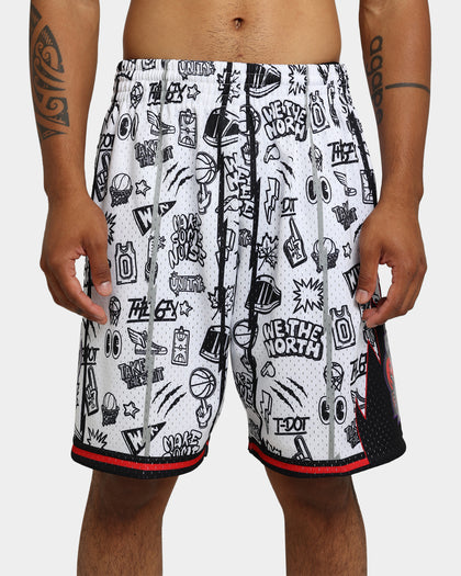 Mitchell & Ness Toronto Raptors 1998 Shorts White