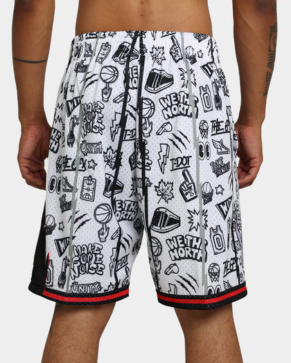 Mitchell & Ness Toronto Raptors 1998 Shorts White